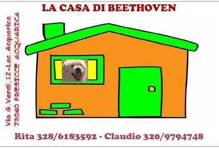La Casa Di Beethoven Сasa de vacaciones Acquarica del Capo